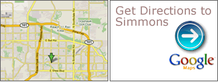 Get Directions to Simmons